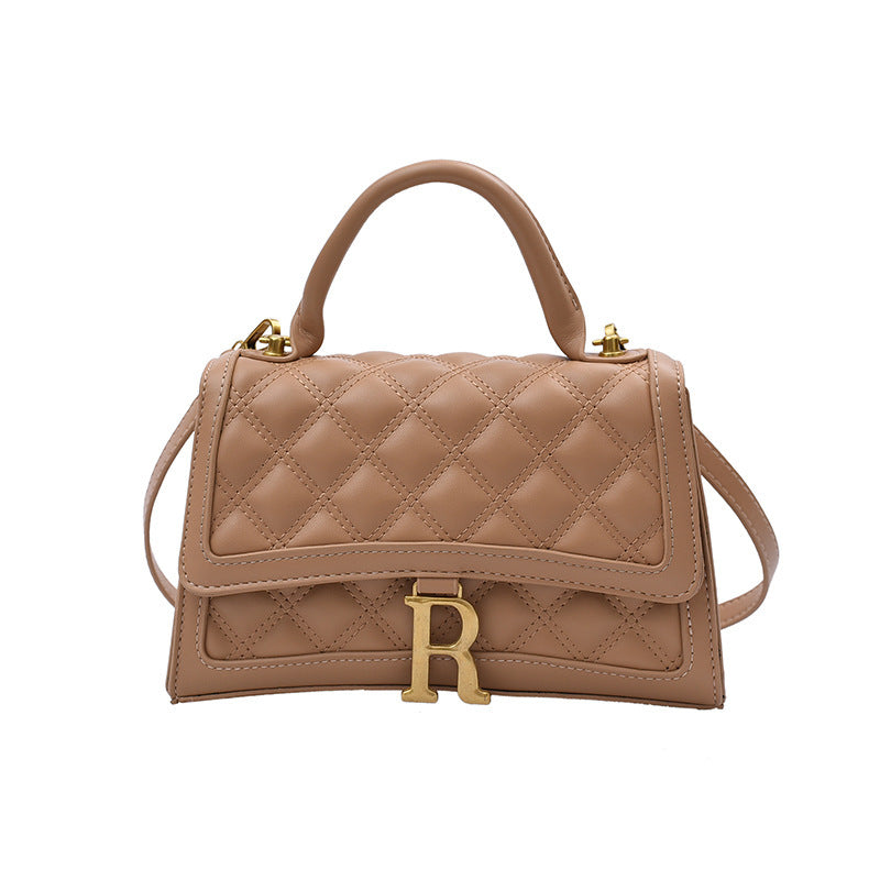 R-Buckle – R-logolu tokalı kadın omuz çantası