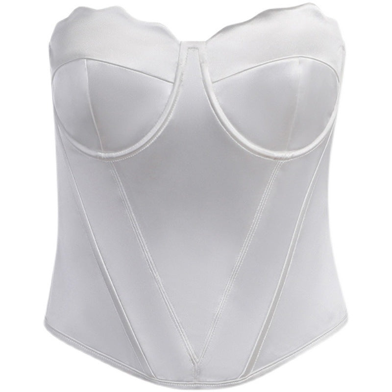 Slim Fit Rückenfreies Temperament Hot Girl Strapless Top