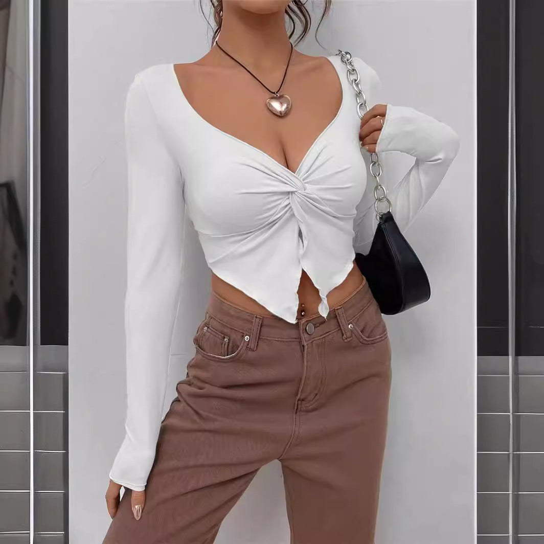 TwistChic Slim-Fit Longsleeve