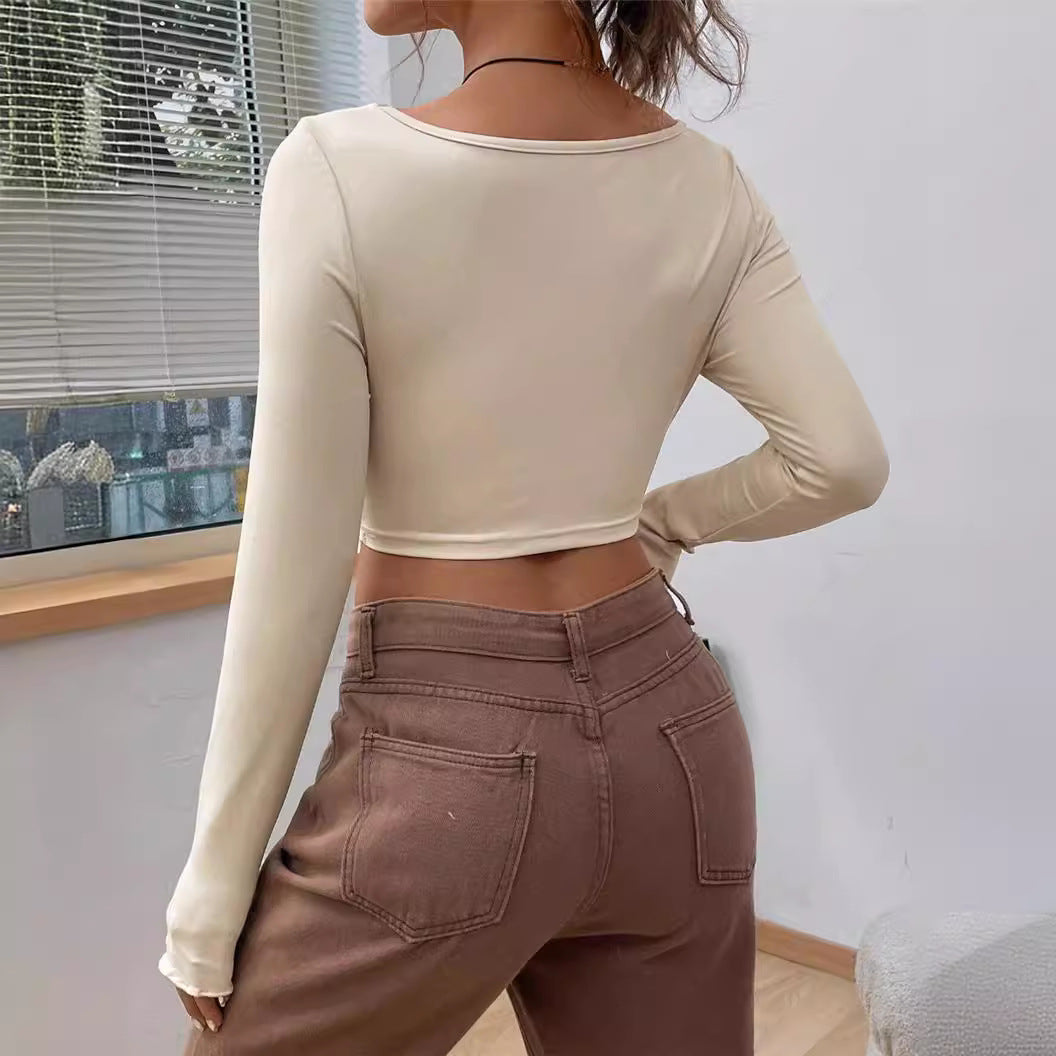 TwistChic Slim-Fit Longsleeve