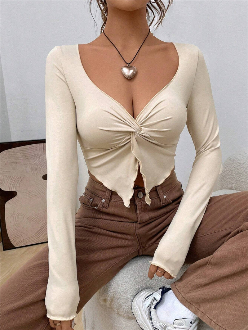 TwistChic Slim-Fit Longsleeve