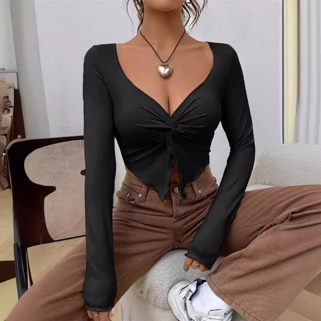 TwistChic Slim-Fit Longsleeve
