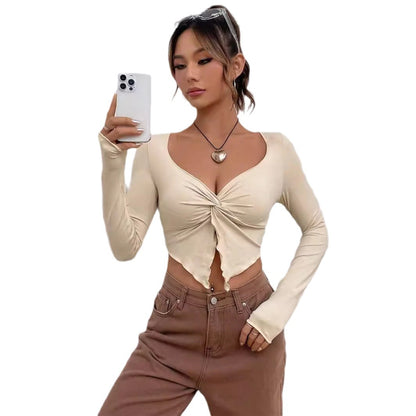 TwistChic Slim-Fit Longsleeve