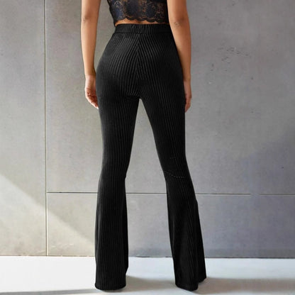Vintage Chic Corduroy Pants with Flare